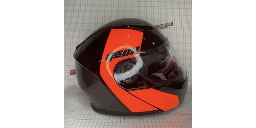 Мотошолом GEON 950 GLOSSY BLACK/ORANGE L UT-00051470 Мотошолом GEON 950 GLOSSY BLACK/ORANGE L UT-00051470
