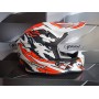 Мотошолом, шолом GEON 633 WHITE ORANGE/GRAY - XS Мотошолом, шолом GEON 633 WHITE ORANGE/GRAY - XS