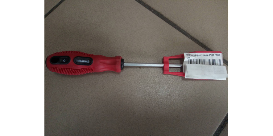 Викрутка хрестова PH1 *100mm VT-3137 Викрутка хрестова PH1 *100mm VT-3137