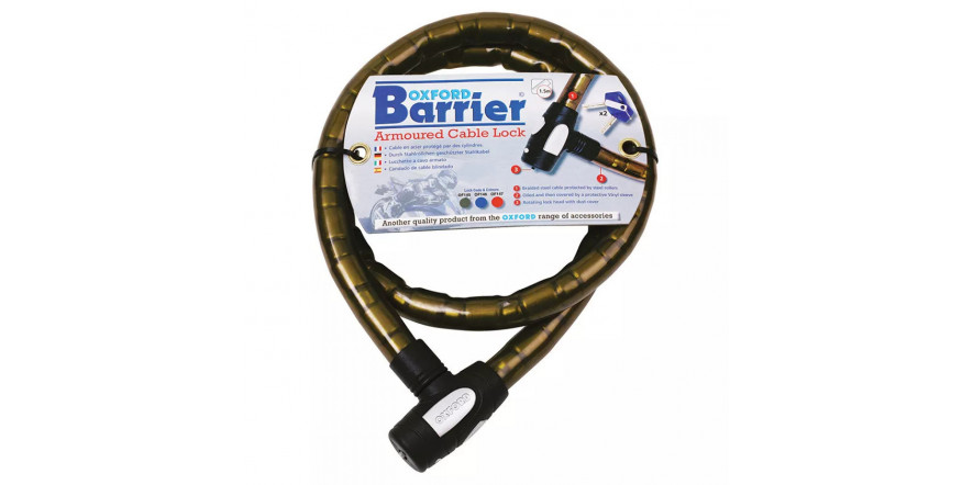 Захисний трос Oxford 1.4 v Barrier SMOKE OF145 Захисний трос Oxford 1.4 v Barrier SMOKE OF145