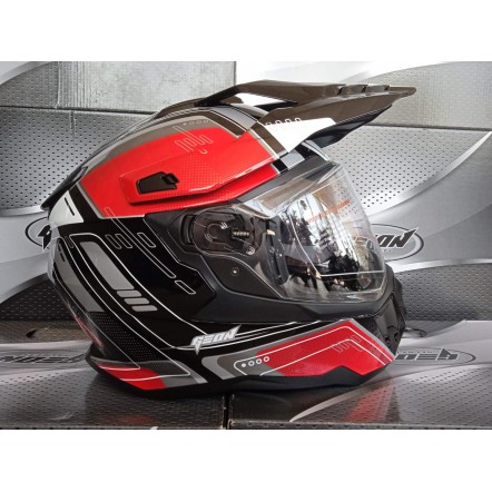 Мотошолом GEON 722 SHINY White/Red L