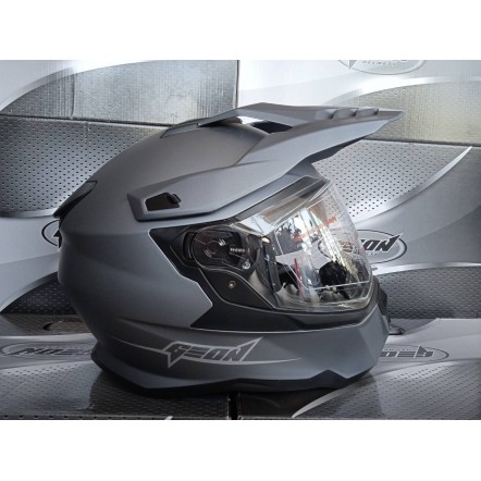 Мотошолом GEON 722 MATT DARK GREY M Мотошолом GEON 722 MATT DARK GREY M
