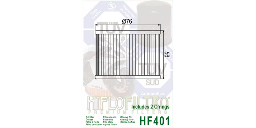 Масляний фільтр HIFLO HF401