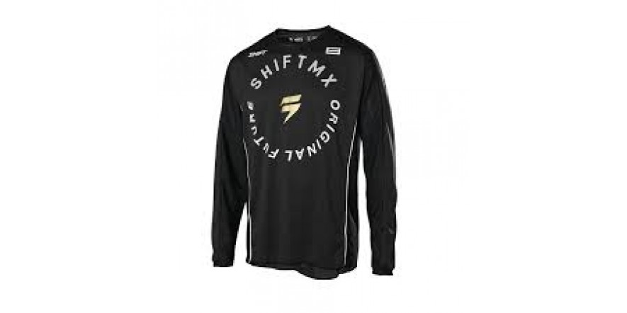Мото джерсі SHIFT WHIT3 VEGA JERSEY LE [ BLACK / GOLD ] XL 26280-595