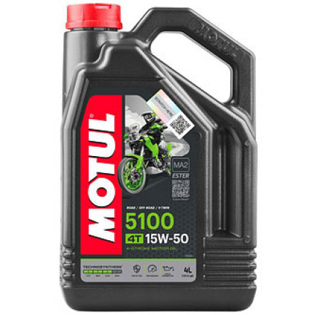 Мастило Motul 5100 4T SAE 15W50 (4L)/836741 Мастило Motul 5100 4T SAE 15W50 (4L)/836741