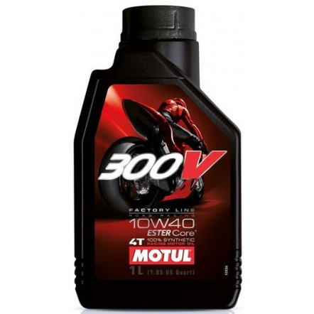 Мастило Motul 300V 4T FACTORY LINE SAE ROAD RACING 10W40 (1L)/836111 Мастило Motul 300V 4T FACTORY LINE SAE ROAD RACING 10W40 (1L)/836111