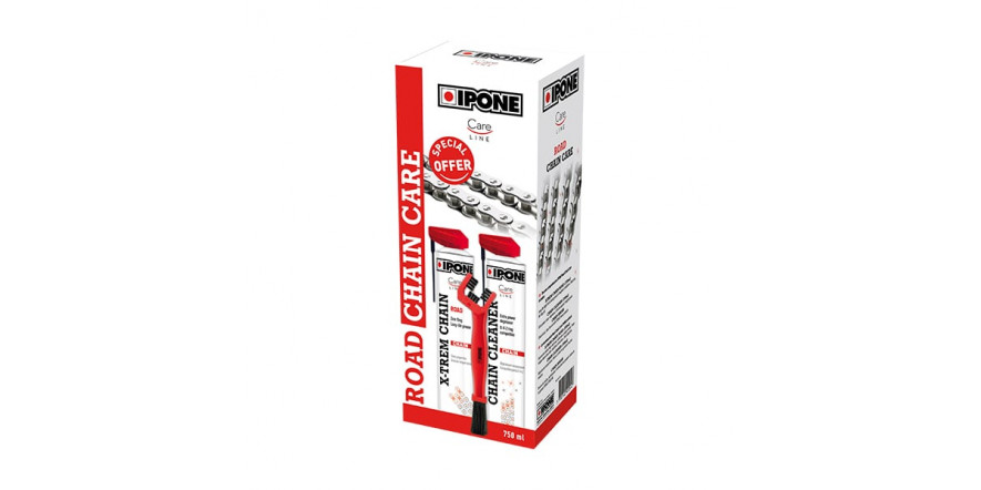 Набір для чищення та змащення ланцюга Ipone Road Chain Care 800736 Набір для чищення та змащення ланцюга Ipone Road Chain Care 800736
