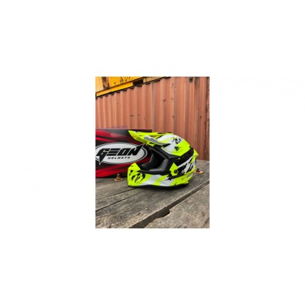 Мотошолом GEON 633 MX Black/Yellow S 00053856 Мотошолом GEON 633 MX Black/Yellow S 00053856