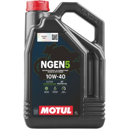 Мастило MOTUL NGEN 5 SAE 10W40 4T (4L) 839141